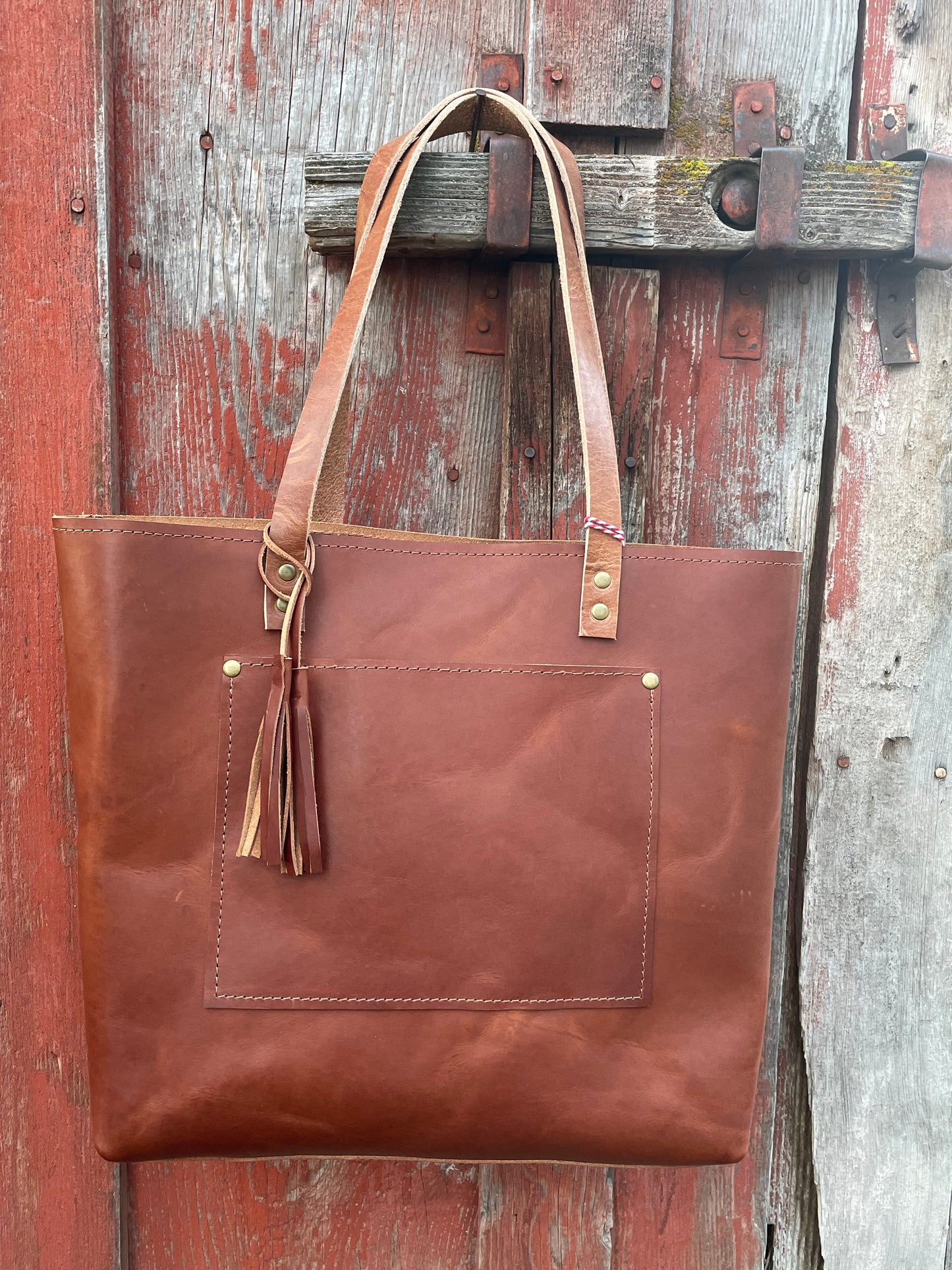 Lila Leather Tote #312LB