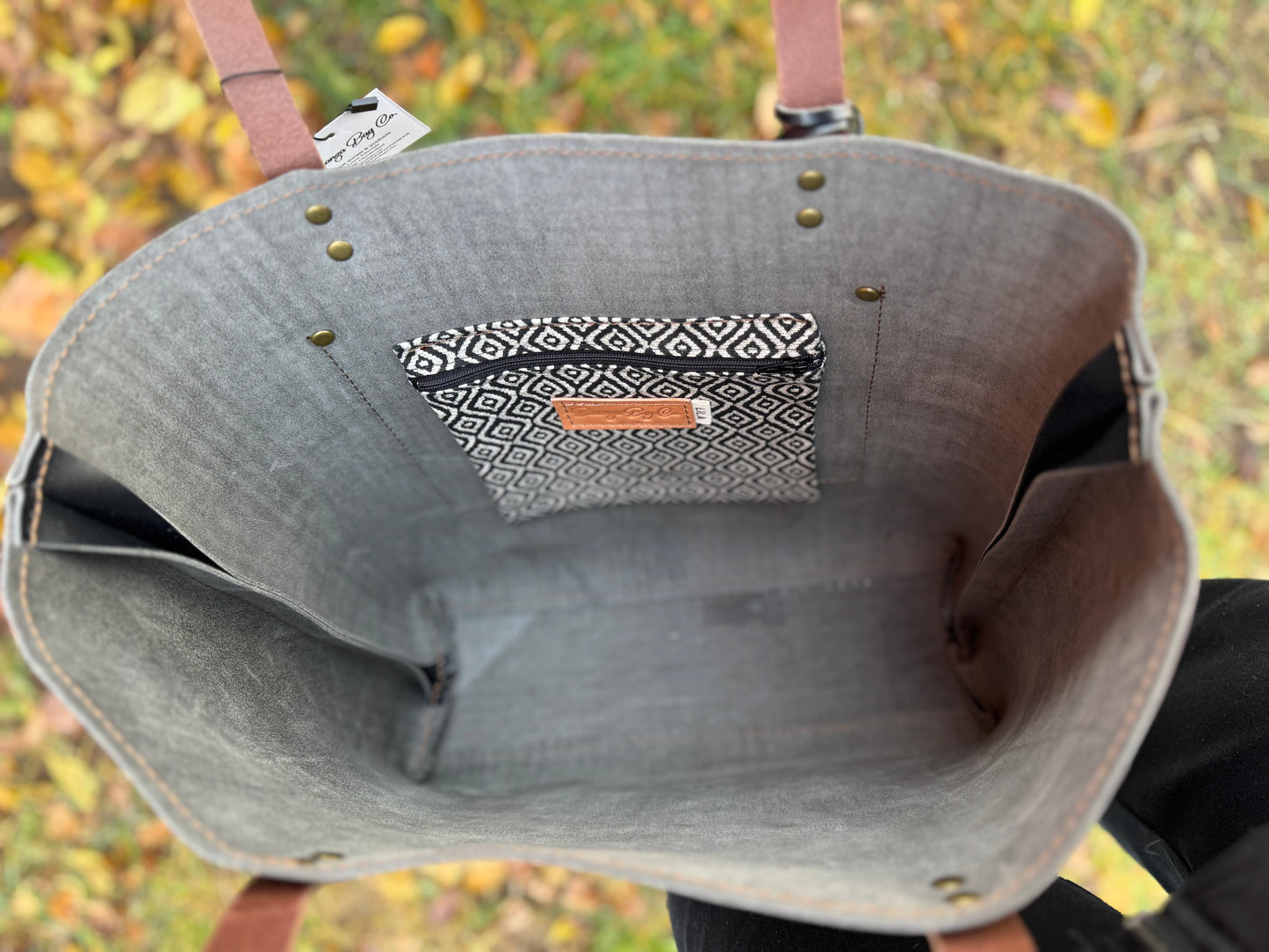Lila Leather Tote #340LB