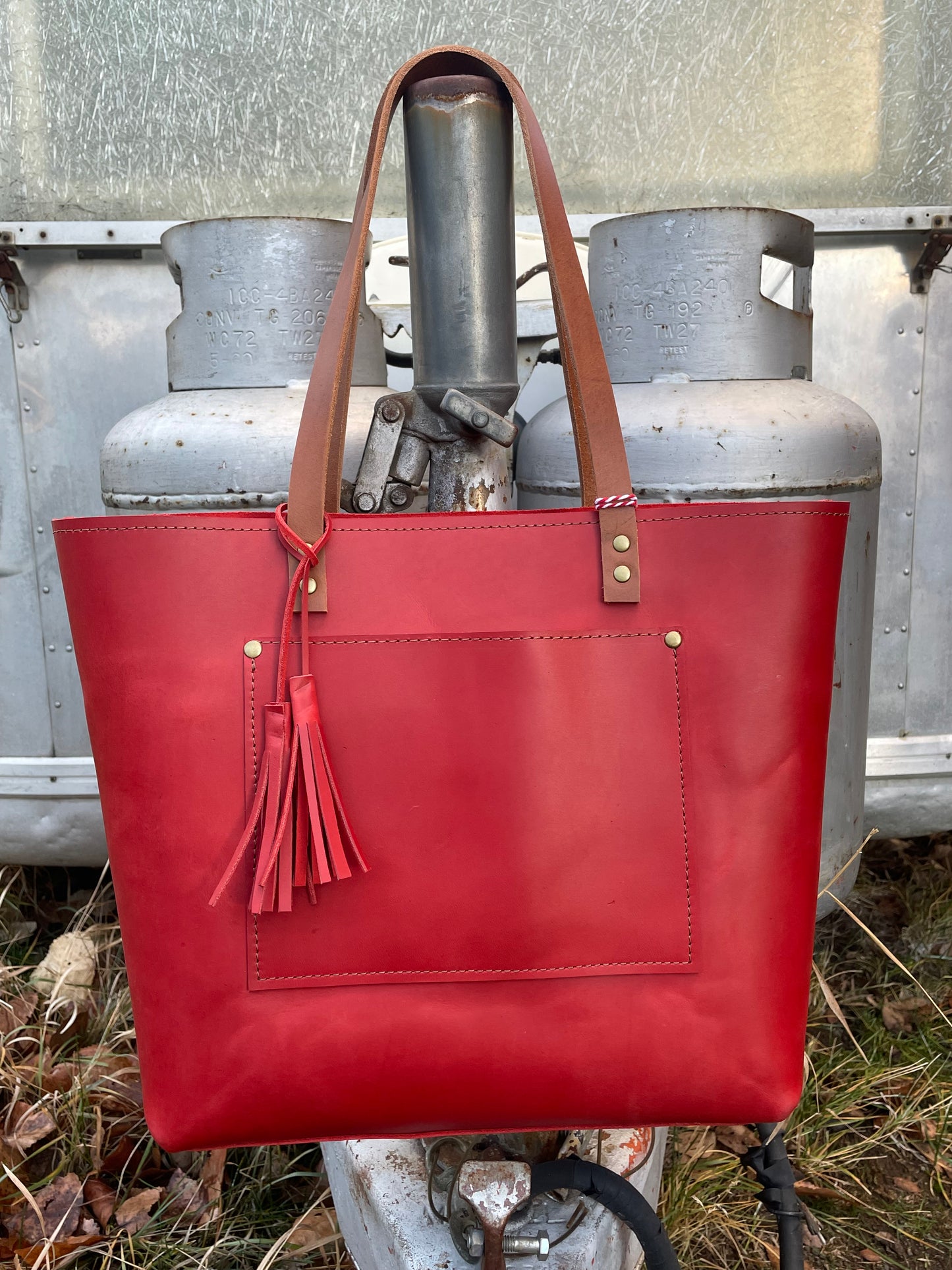 Lila Leather Tote #311LB