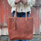 Lila Leather Tote #312LB