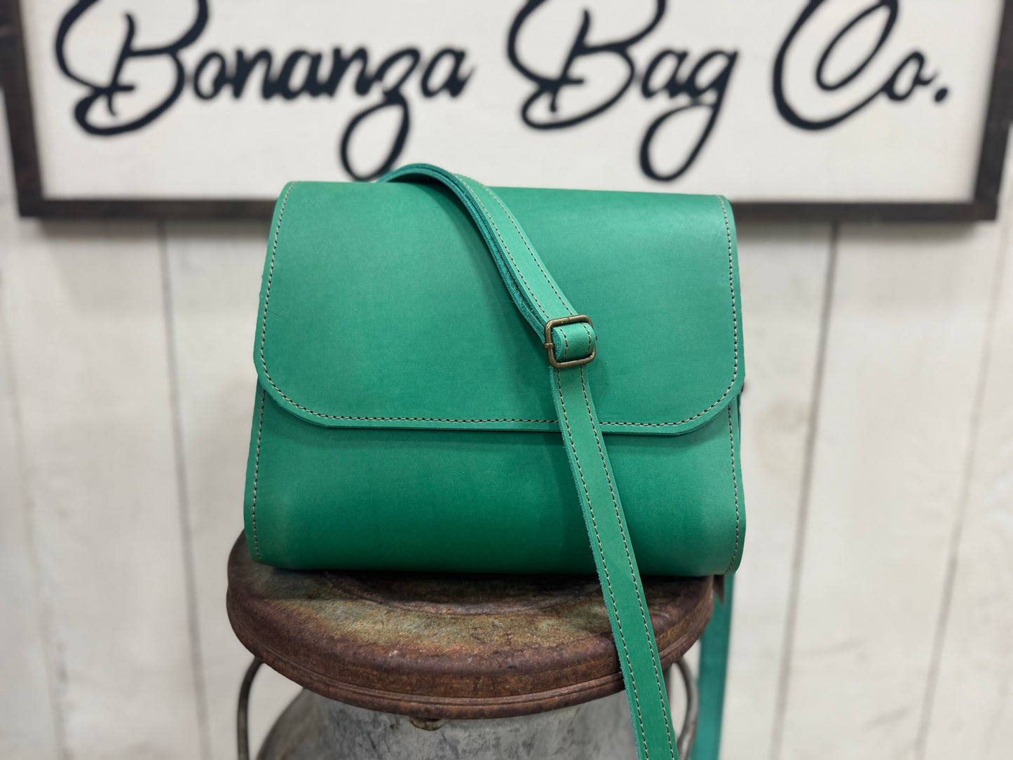 Angie Leather Crossbody #504A