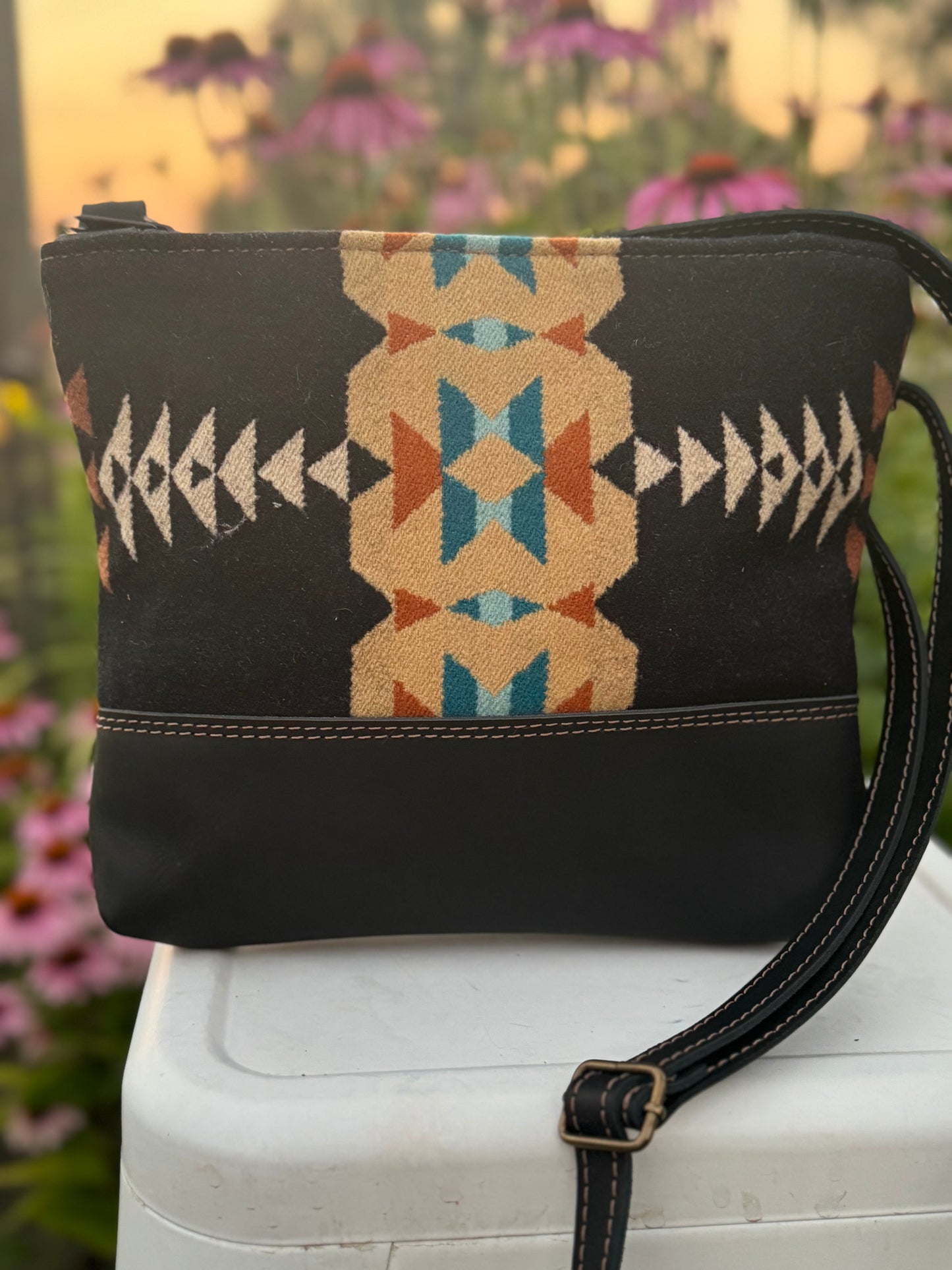 Mary Jo Leather Pendleton® Crossbody #832MJ