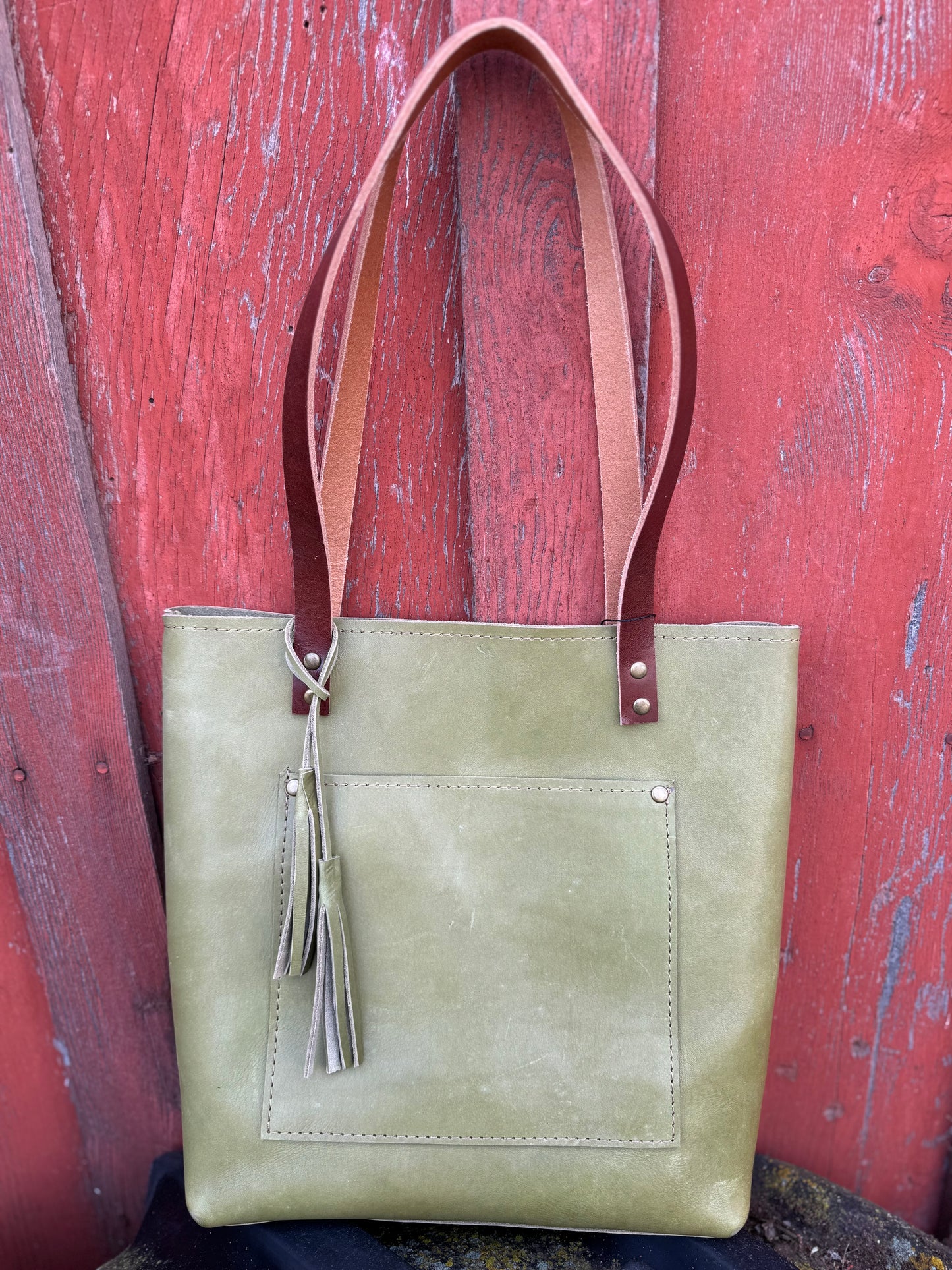 Leona Leather Tote #459LH
