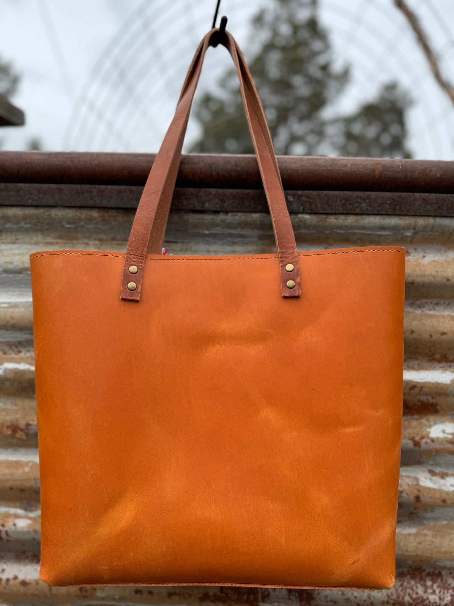 Lila Leather Tote #320LB