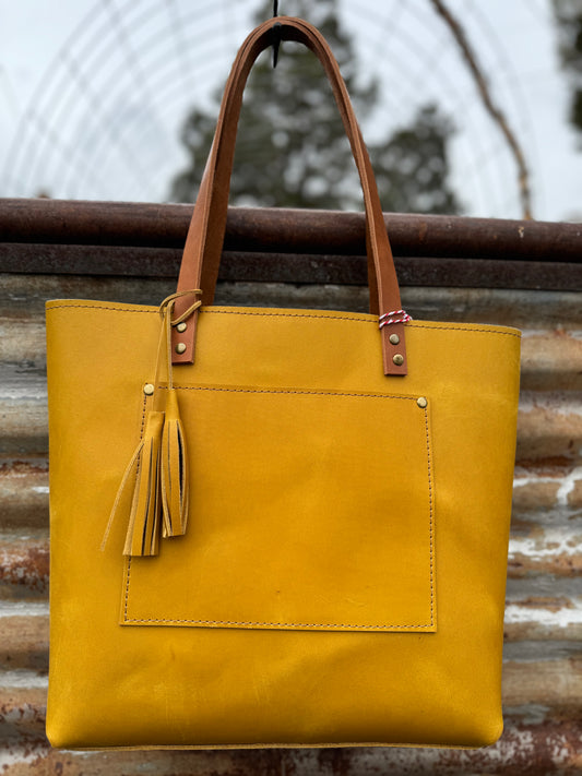 Lila Leather Tote #323LB