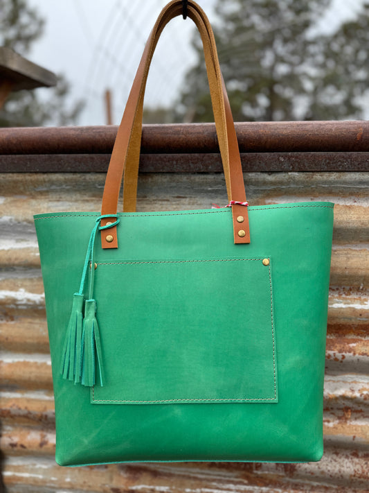 Lila Leather Tote #325LB