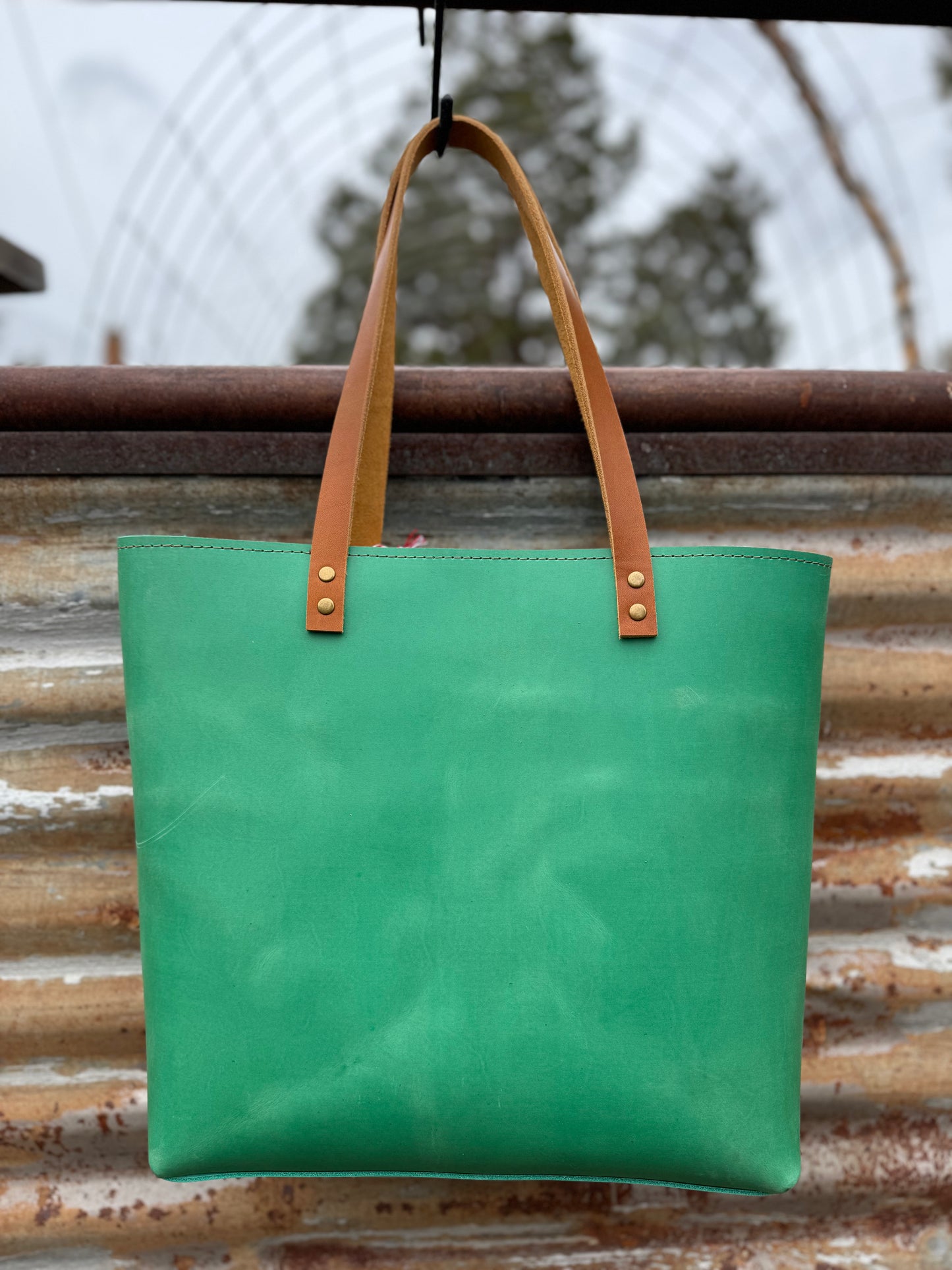 Lila Leather Tote #325LB