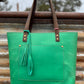 Lila Leather Tote #326LB