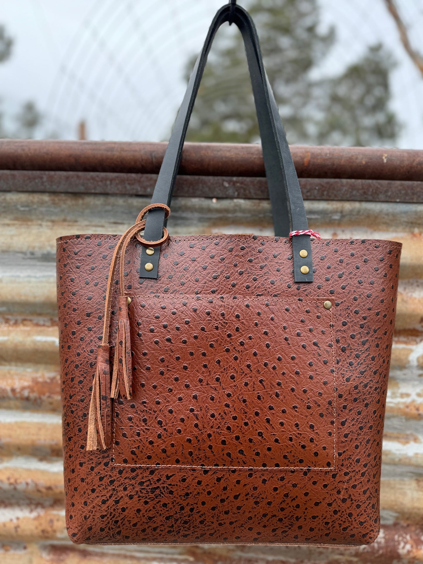 Lila Leather Tote Special Edition #338LB