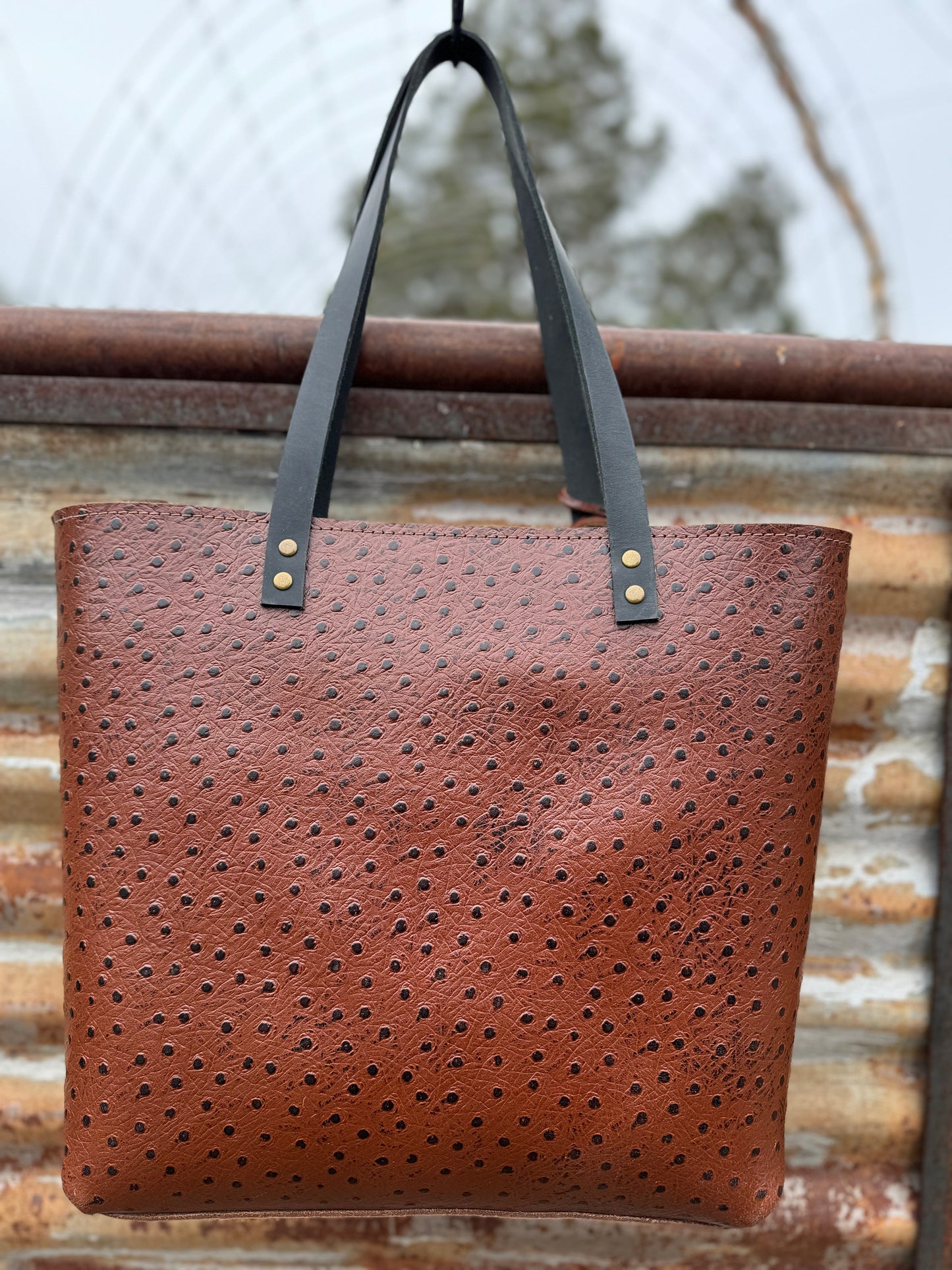 Lila Leather Tote Special Edition #338LB